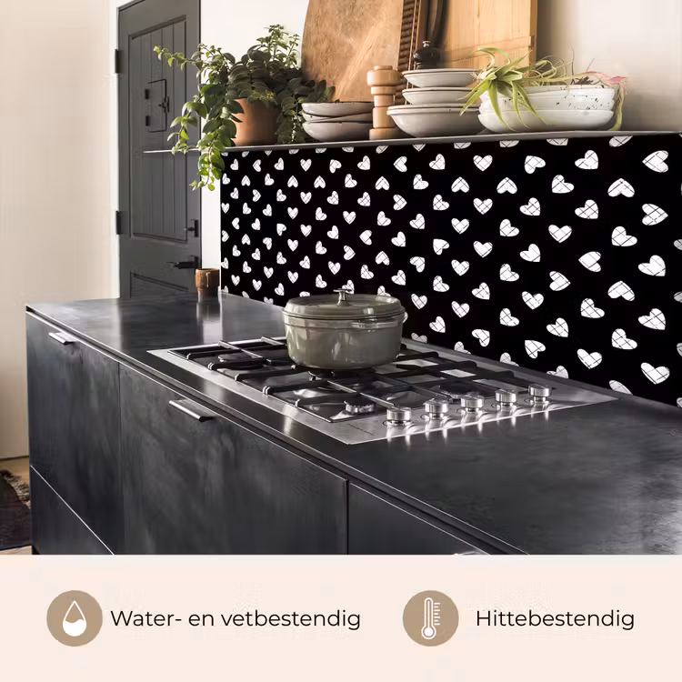 Keuken achterwand - Hart - Design - Geometrie - Patroon — 5