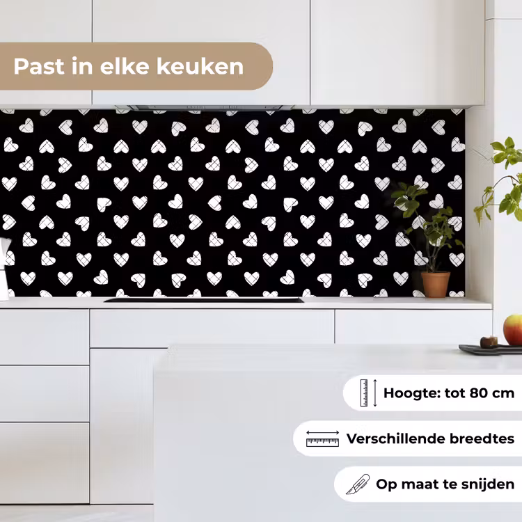 Keuken achterwand - Hart - Design - Geometrie - Patroon — 7