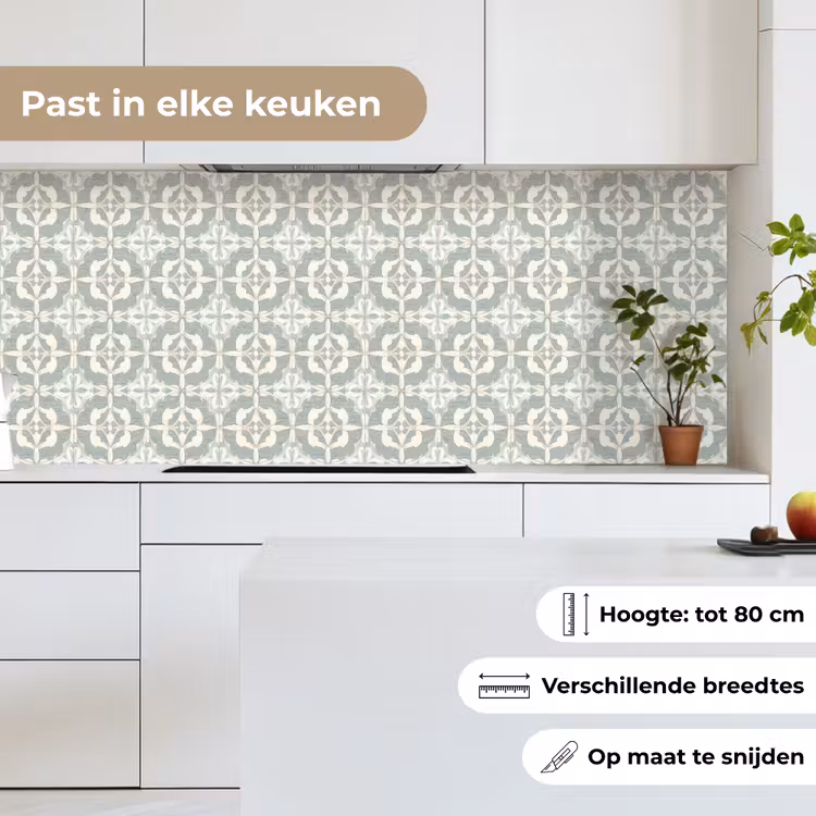 Keuken achterwand - Klassiek - Pastel - Bloemaccent — 7