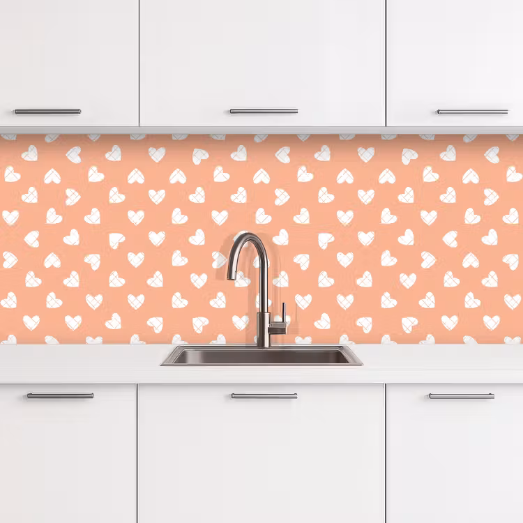 Keuken achterwand - Patronen - Abstract - Hart - Geometrie — 4
