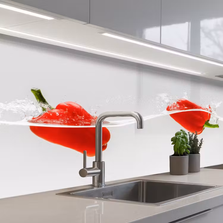 Keuken achterwand - Splash - Groente - Rood — 2