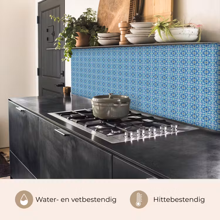 Keuken achterwand - Tegels - Mozaïek - Turquoise - Blauw — 5