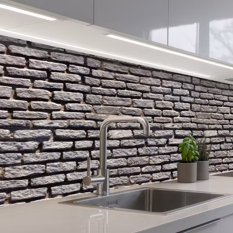 Keuken achterwand - Bestraat - Robuust - Muur - Stenen — 2