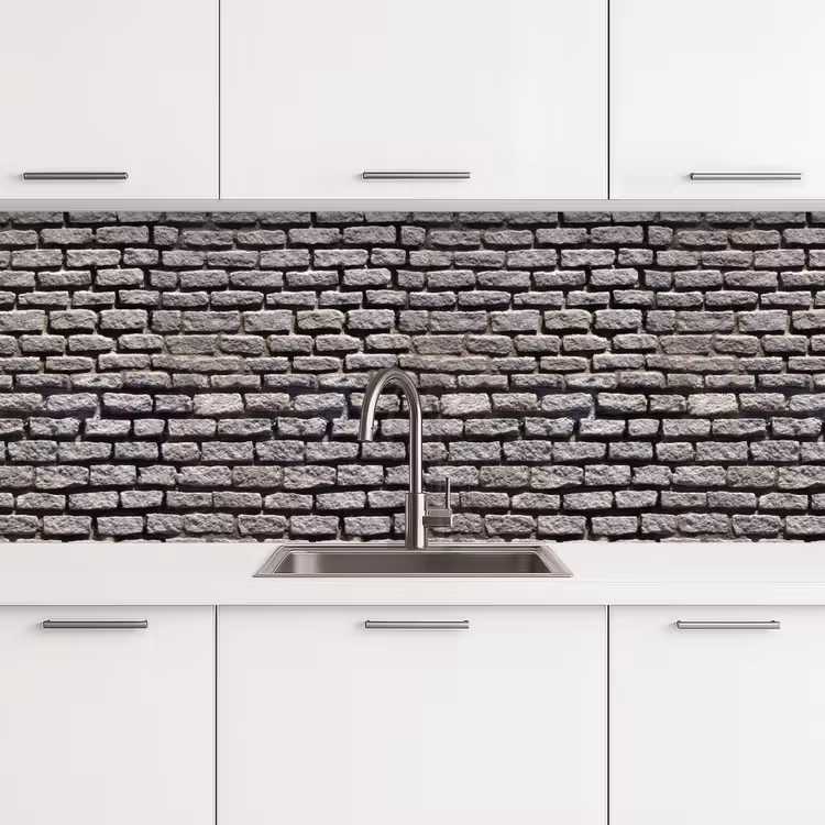 Keuken achterwand - Bestraat - Robuust - Muur - Stenen — 4