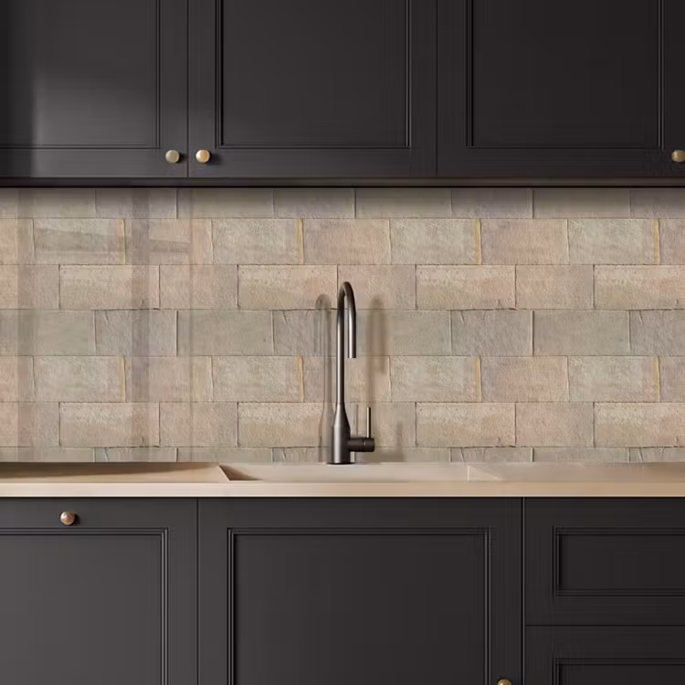 Keuken achterwand - Hardstenen - Zandsteen - Geel — 6