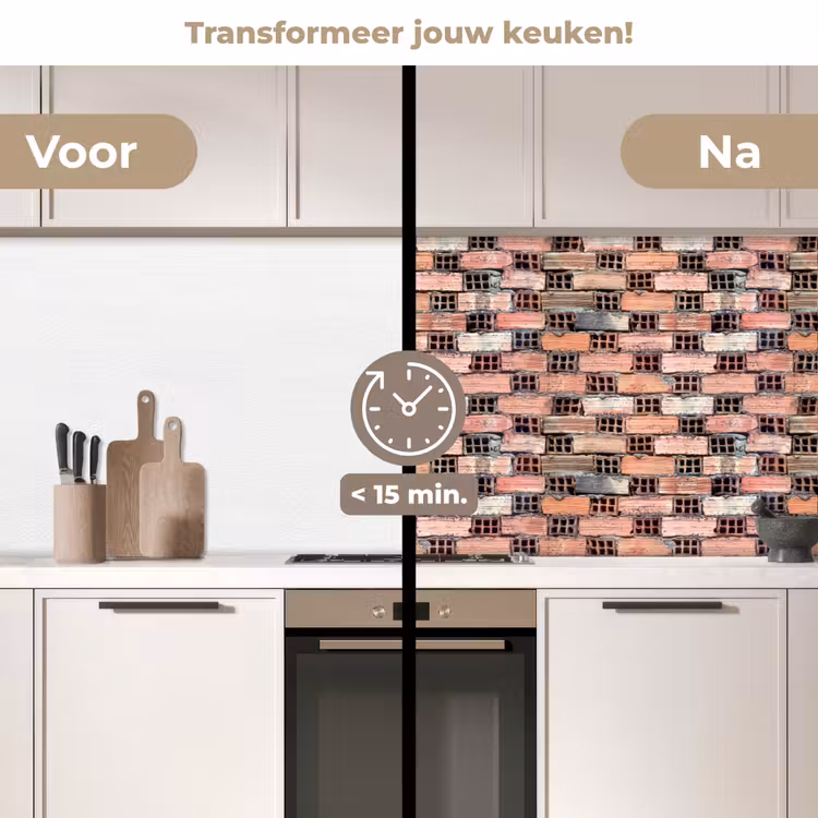 Keuken achterwand - Oud - Stenen - Muur — 3