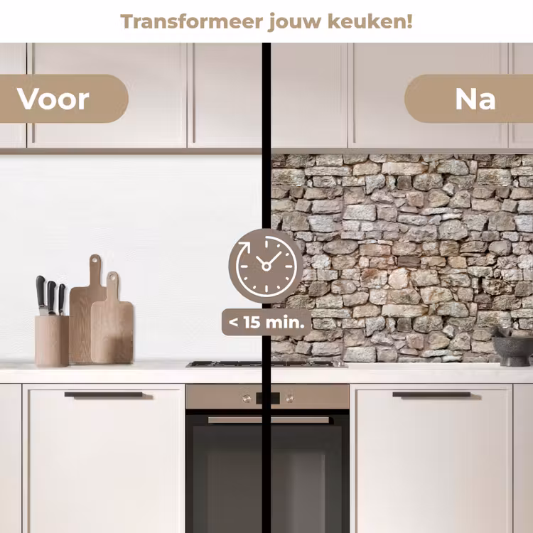 Keuken achterwand - Ruw - Stenen - Muur - Natuurstenen — 3