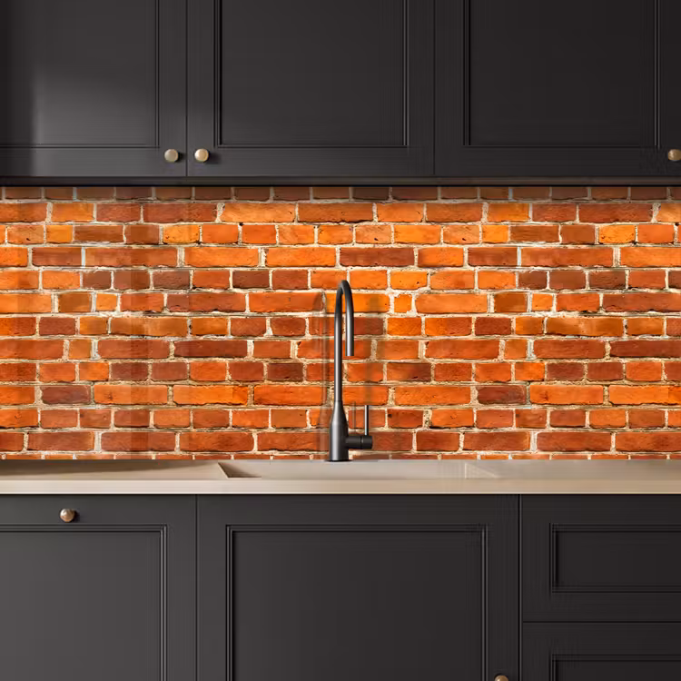 Keuken achterwand - Bakstenen - Muur - Rood — 6