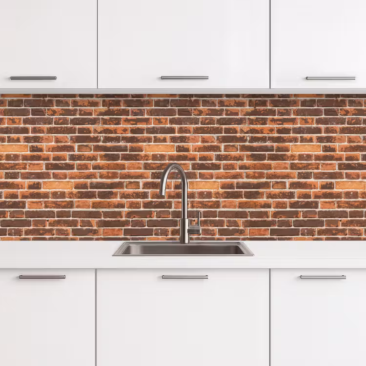 Keuken achterwand - Bakstenen - Oud - Muur - Verkleuring — 4