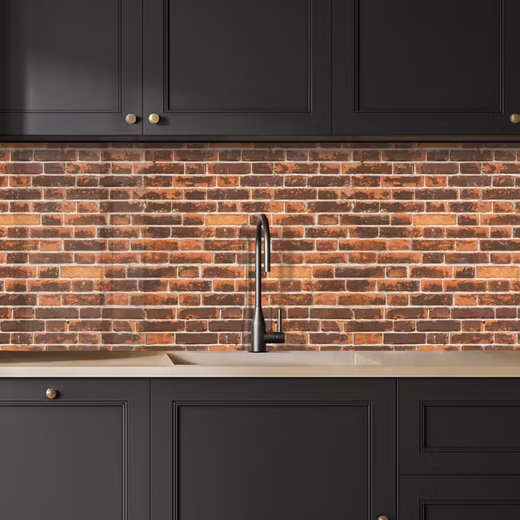 Keuken achterwand - Bakstenen - Oud - Muur - Verkleuring — 6