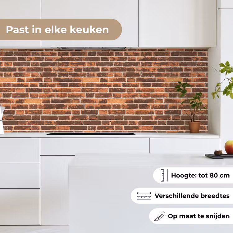 Keuken achterwand - Bakstenen - Oud - Muur - Verkleuring — 7