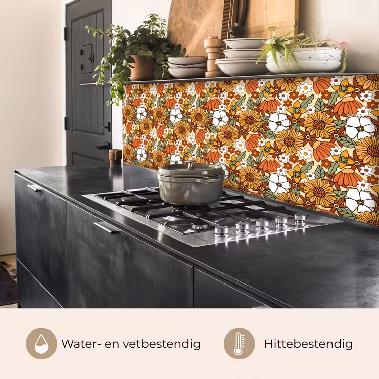 Keuken achterwand - Bloemen - Vintage - Patronen — 5