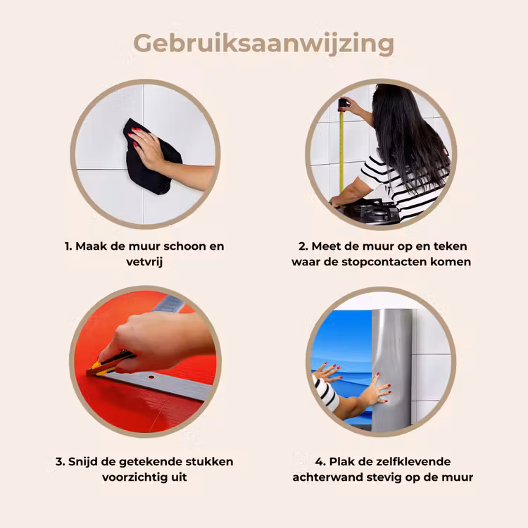 Keuken achterwand - Golven - Helder - Blauw — 9
