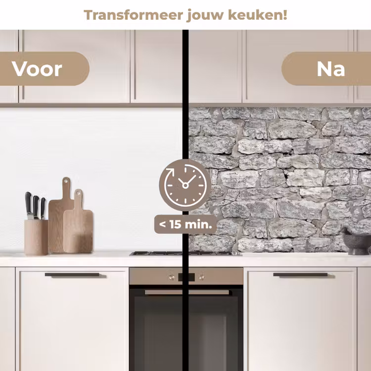 Keuken achterwand - Natuurstenen - Muur - Afbrokkeling — 3