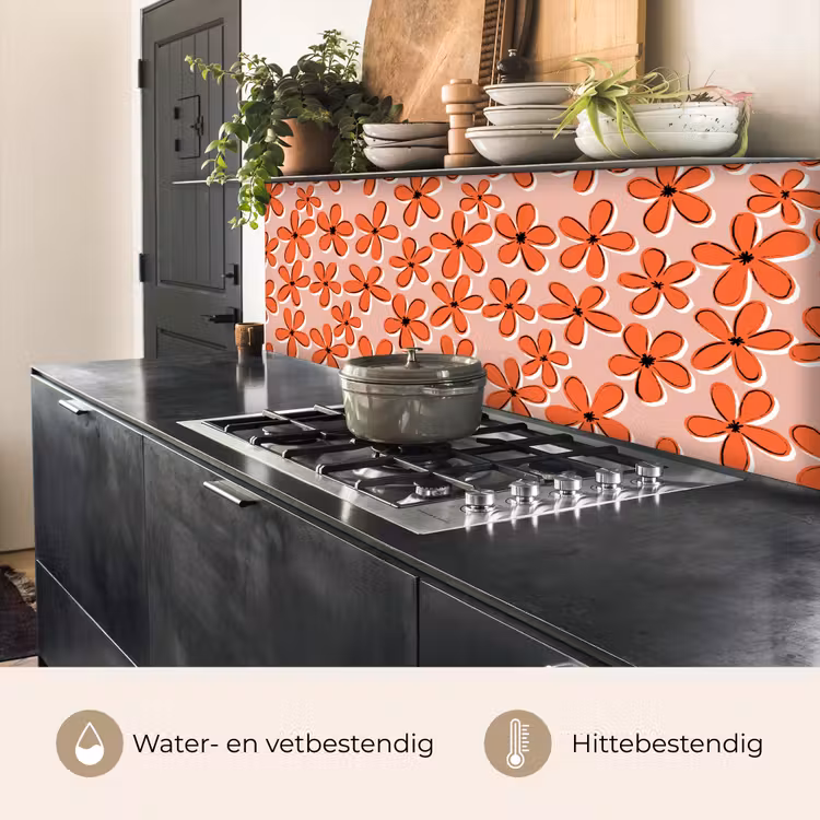 Keuken achterwand - Patronen - Vintage - Bloem — 5