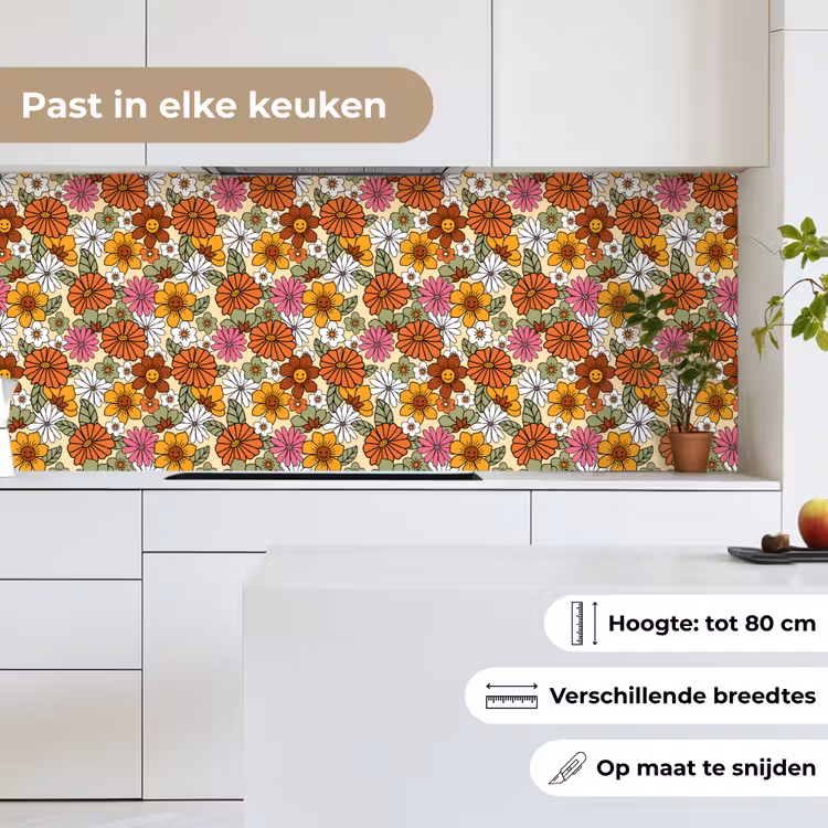 Keuken achterwand - Vintage - Bloemen - Patronen — 7
