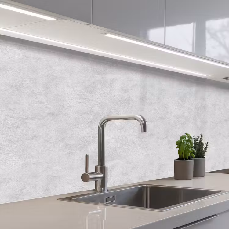 Keuken achterwand - Wit - Muur - Verkleuring — 2