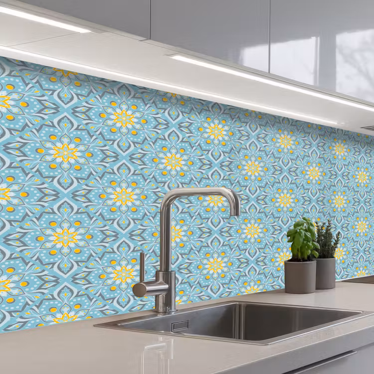Keuken achterwand - Bloemen - Boho - Patronen - Mandala - Vintage — 2