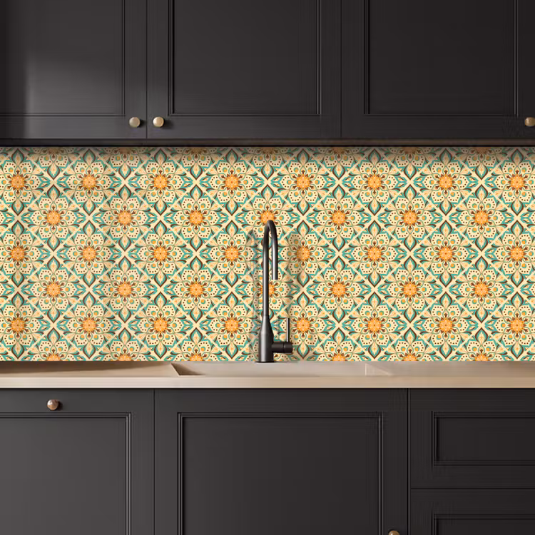 Keuken achterwand - Boho - Patronen - Mandala - Bloemen — 6