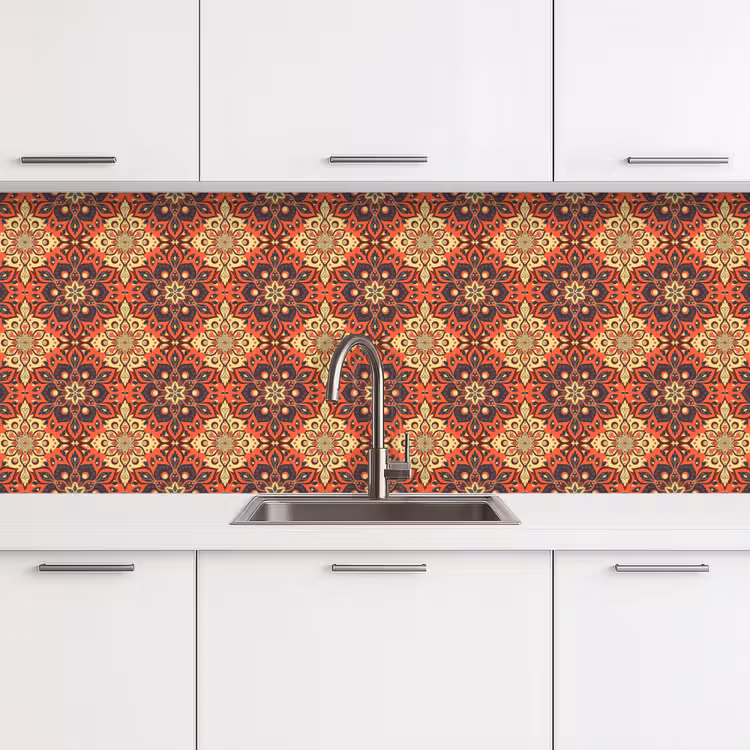 Keuken achterwand - Mandala - Bloemen - Boho - Patronen — 4