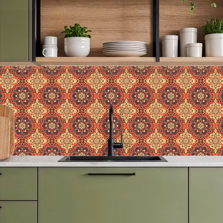 Keuken achterwand - Mandala - Bloemen - Boho - Patronen — 8
