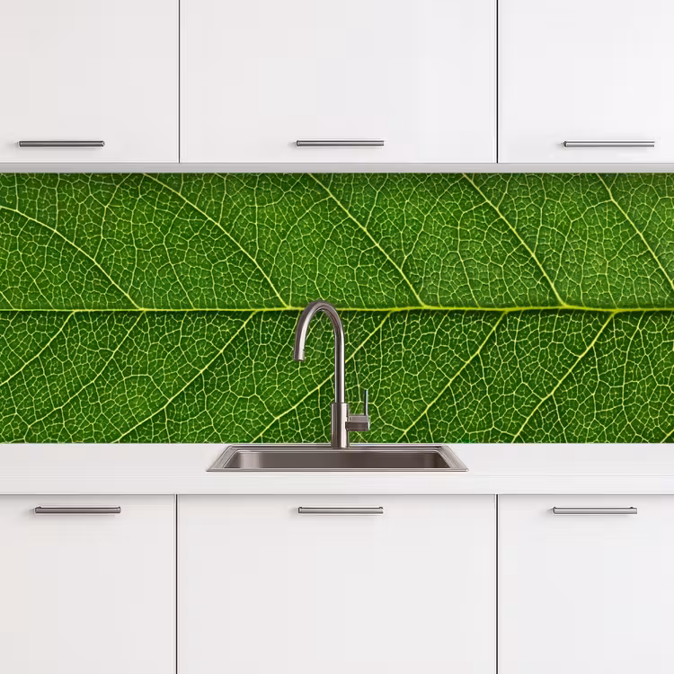 Keuken achterwand - Natuur - Blad - Groen — 4
