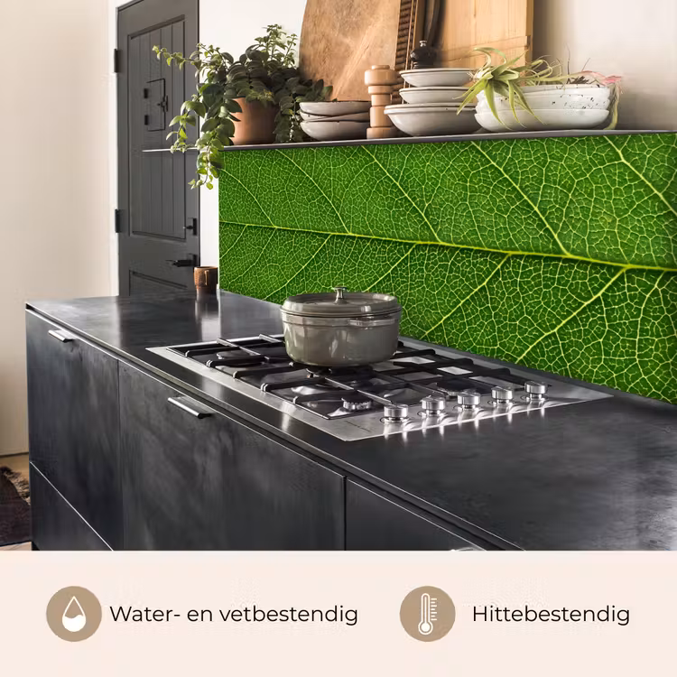 Keuken achterwand - Natuur - Blad - Groen — 5
