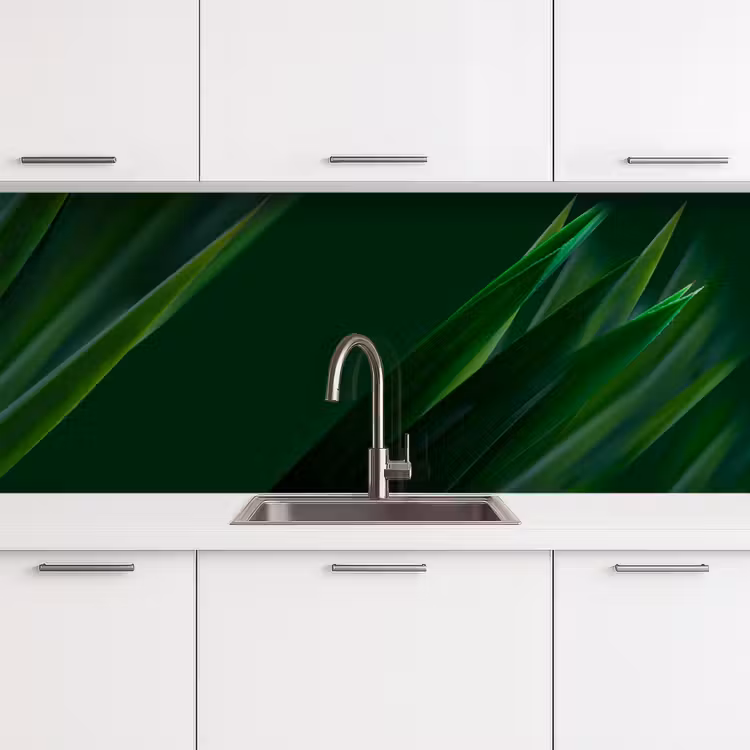 Keuken achterwand - Natuur - Gras - Donkergroen — 4