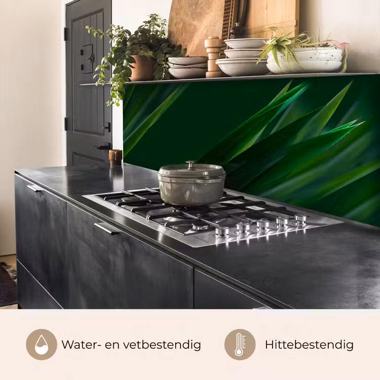 Keuken achterwand - Natuur - Gras - Donkergroen — 5