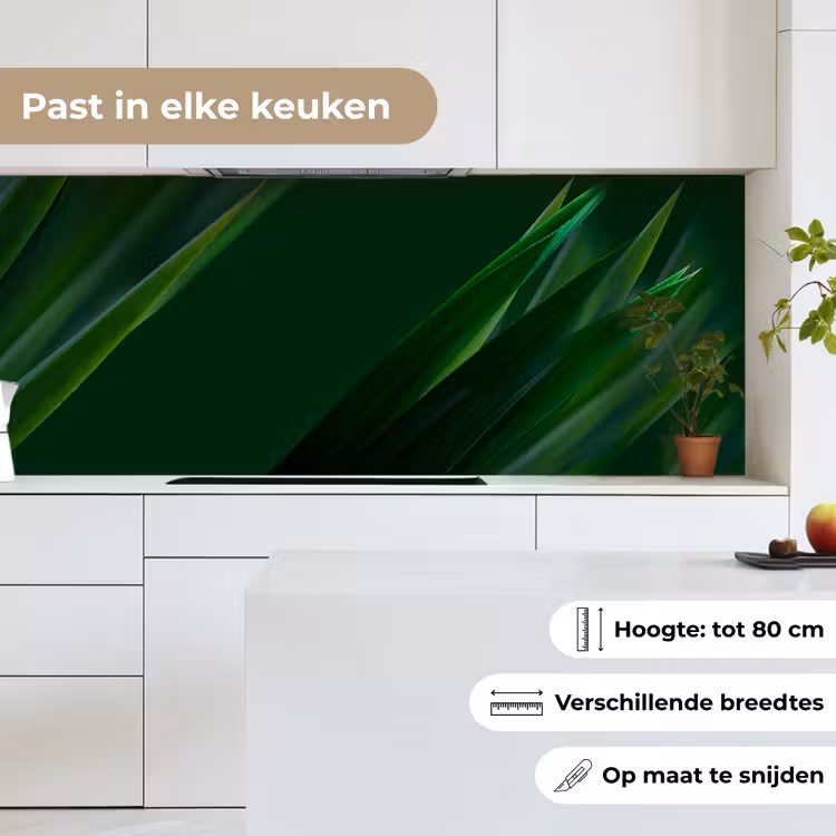 Keuken achterwand - Natuur - Gras - Donkergroen — 7