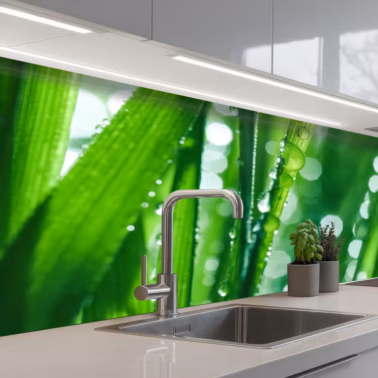 Keuken achterwand - Natuur - Gras - Groen — 2