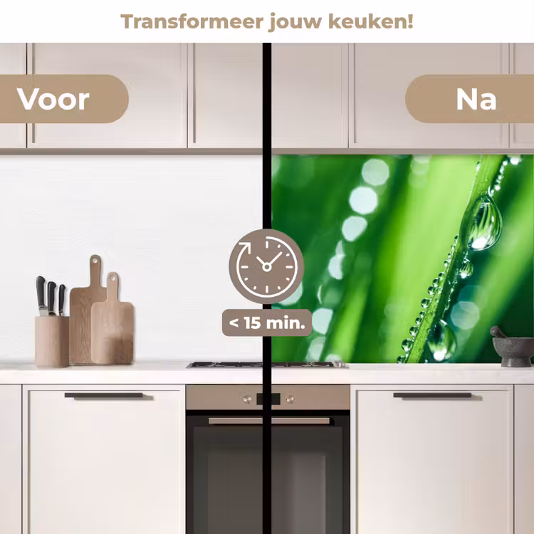 Keuken achterwand - Natuur - Gras - Groen — 3