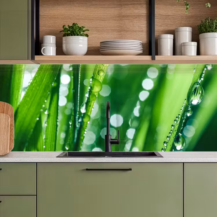 Keuken achterwand - Natuur - Gras - Groen — 8