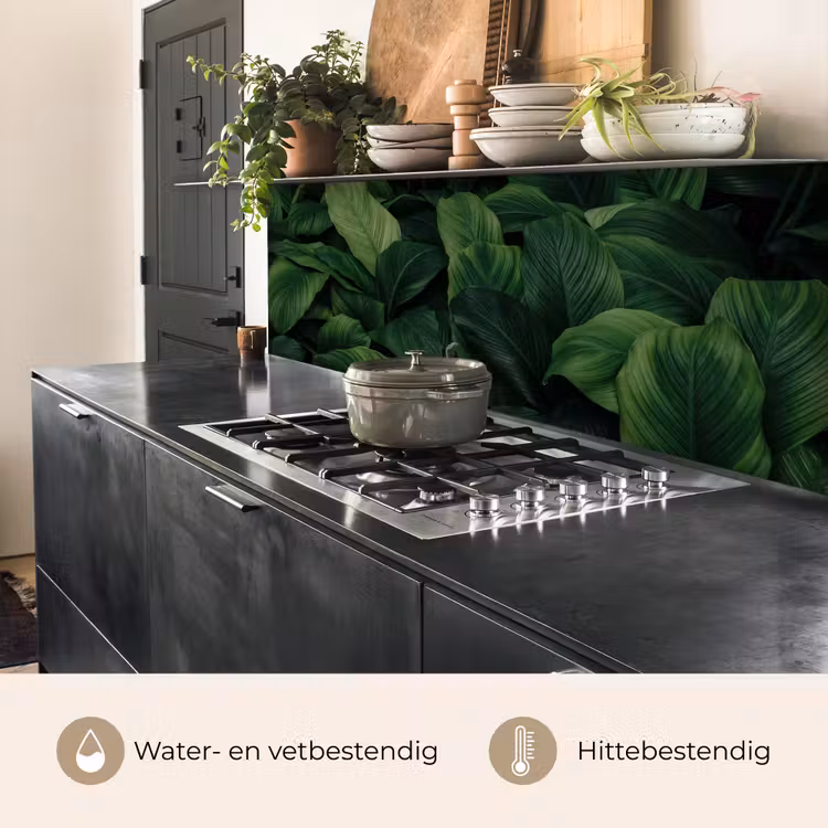 Keuken achterwand - Natuur - Tropisch - Bladeren - Groen — 5