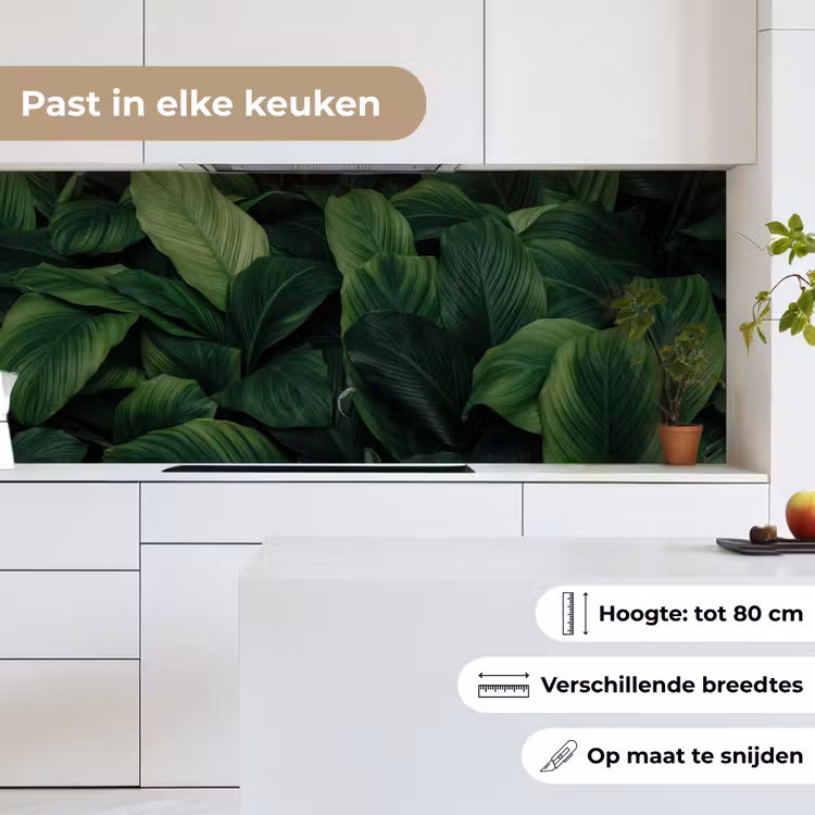 Keuken achterwand - Natuur - Tropisch - Bladeren - Groen — 7