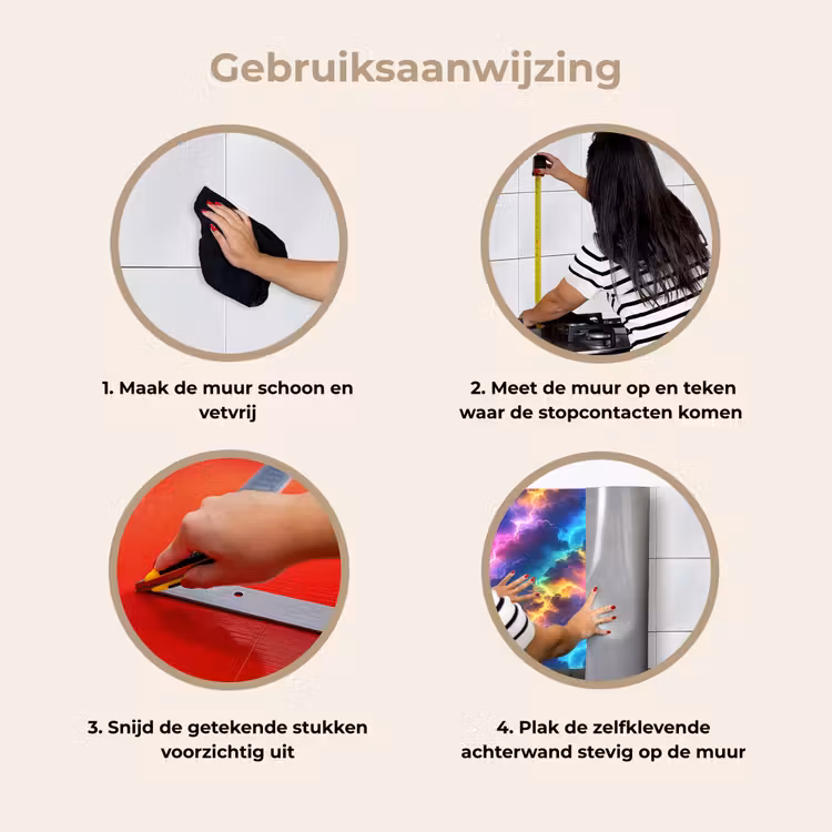 Keuken achterwand - Storm - Bliksem - Regenboog — 9