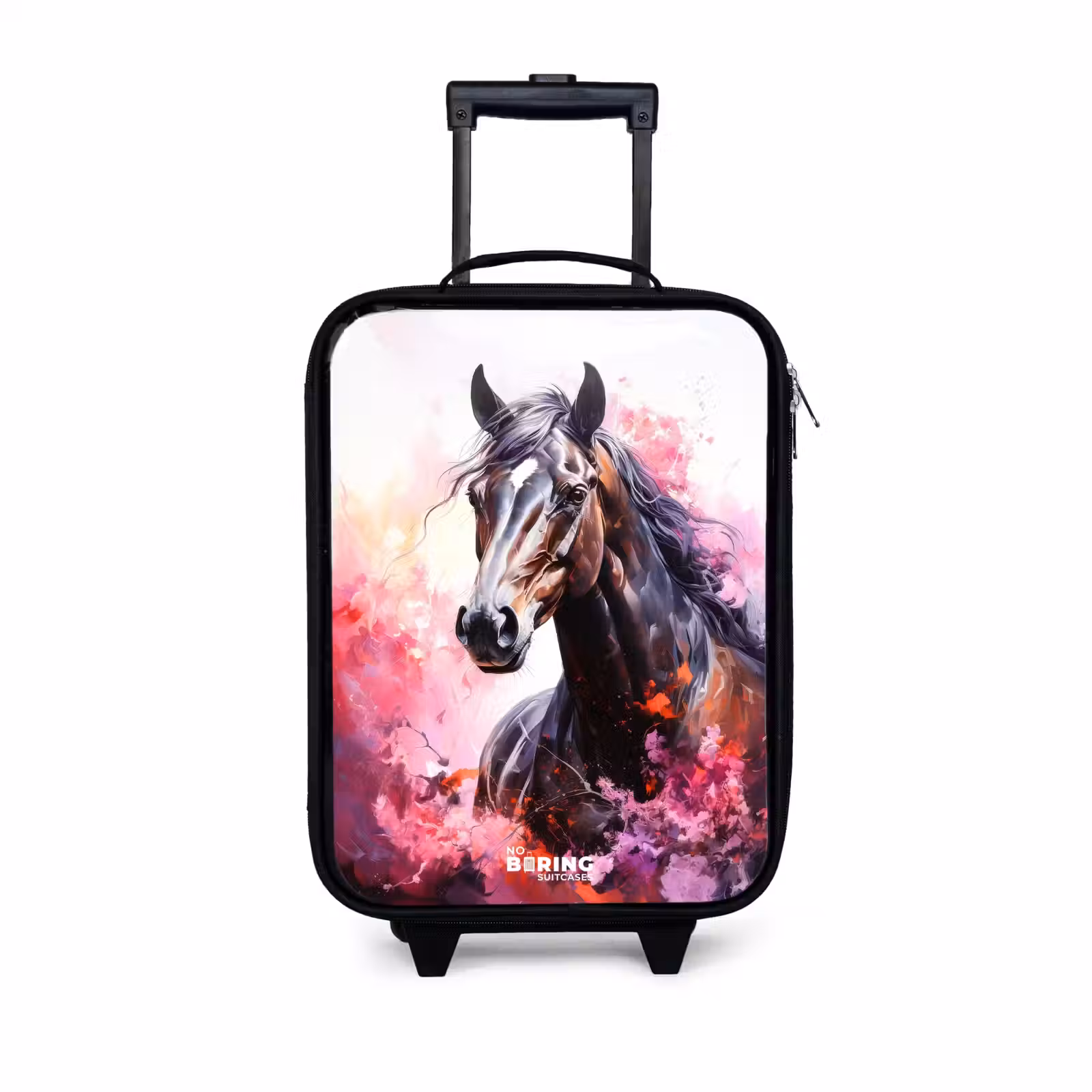 Kinderkoffer - Aquarel paard in kleurexplosie — 1