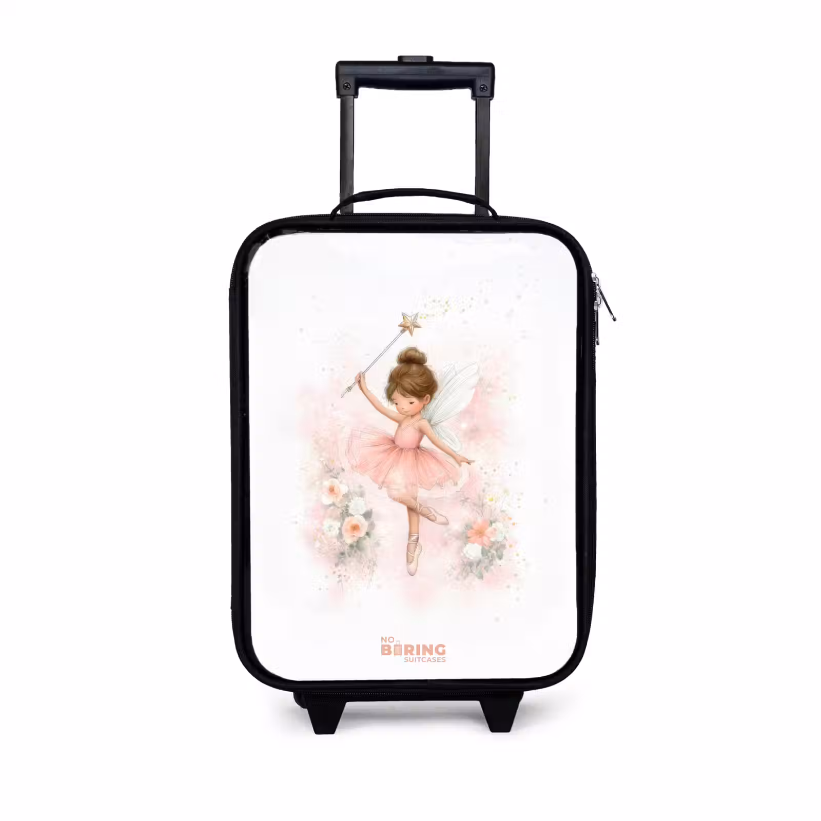 Kinderkoffers met naam - Ballerina fee in roze — 1