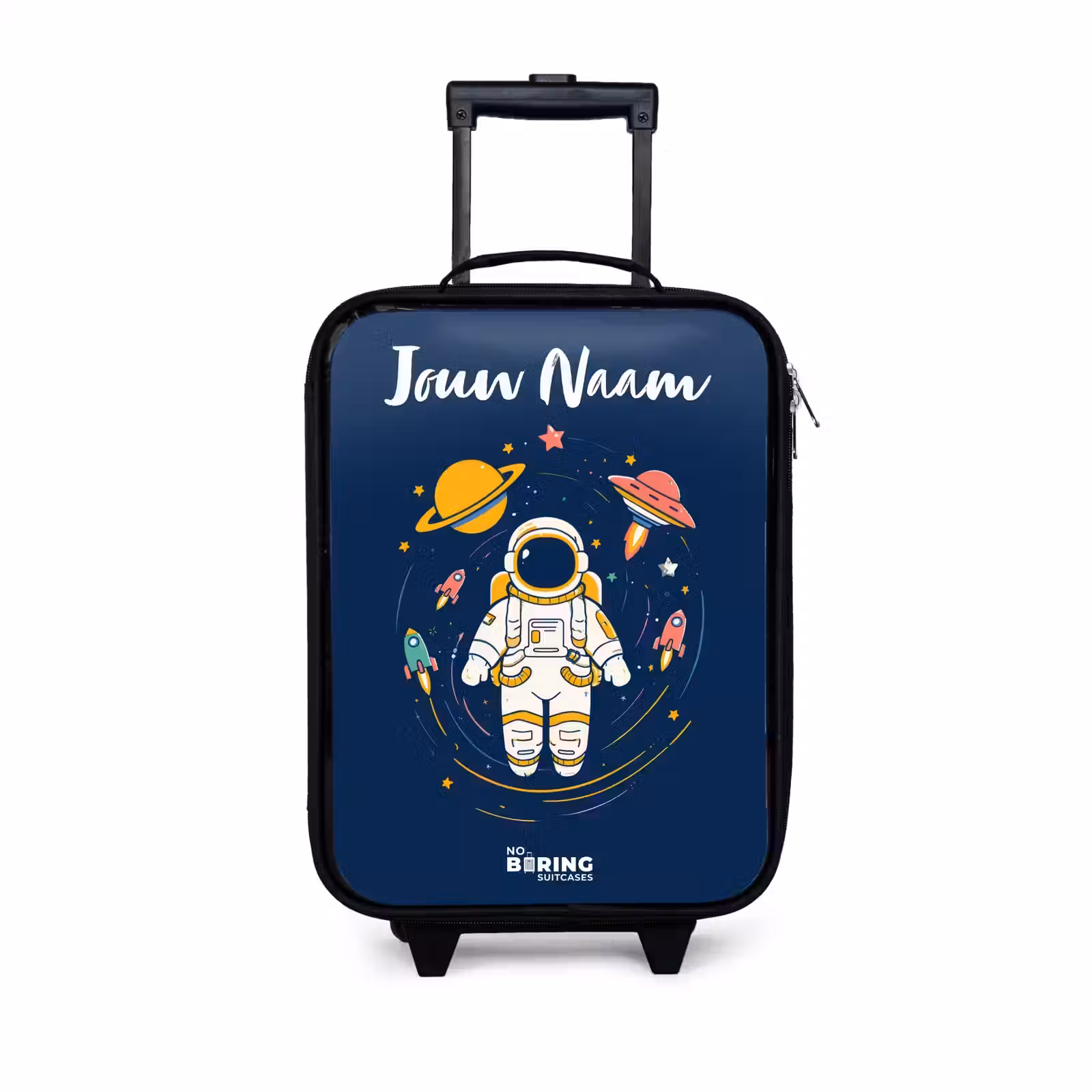 Kinderkoffers met naam - Astronaut - Planeet - Sterren - Raket — 1