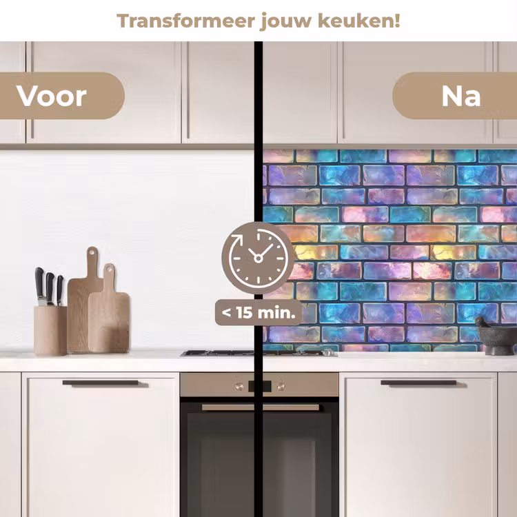 Keuken achterwand - Gloed - Kleuren - Muur - Glans — 3