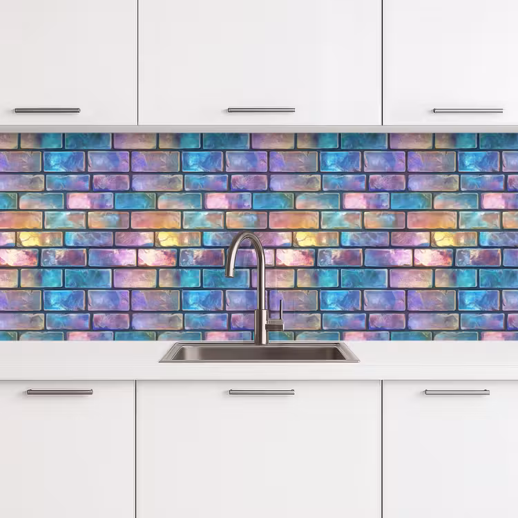 Keuken achterwand - Gloed - Kleuren - Muur - Glans — 4