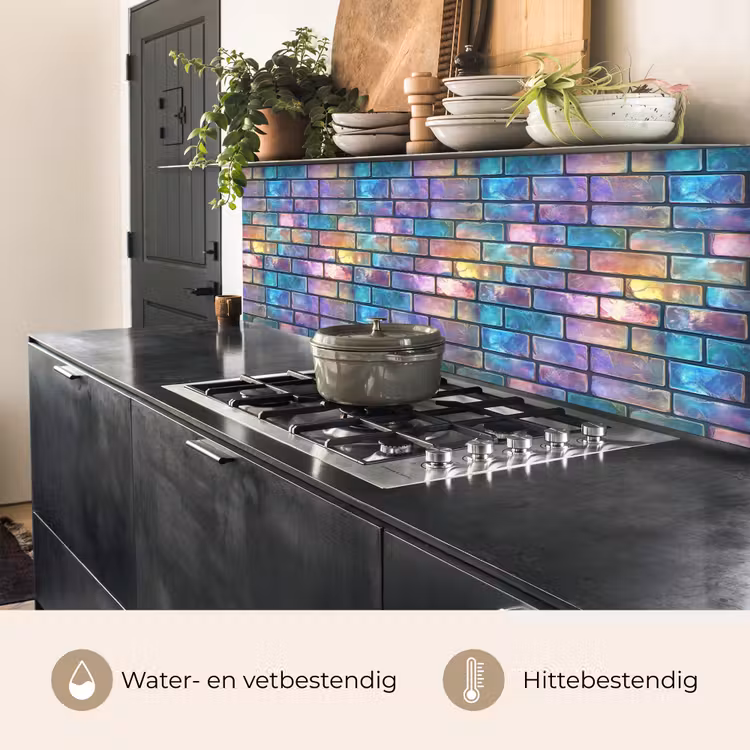 Keuken achterwand - Gloed - Kleuren - Muur - Glans — 5
