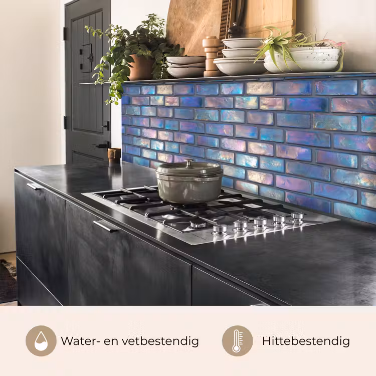 Keuken achterwand - Metallic - Bakstenen - Glans - Kleuren — 5