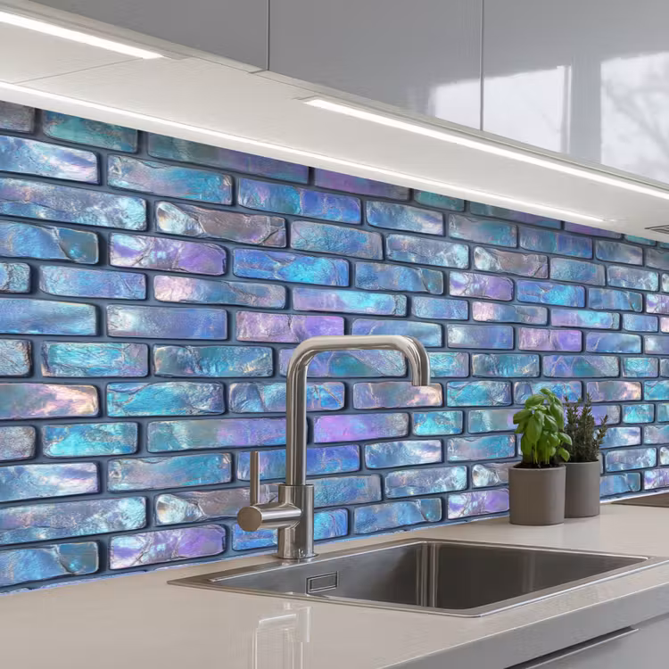 Keuken achterwand - Muur - Iriserende - Kleuren — 2