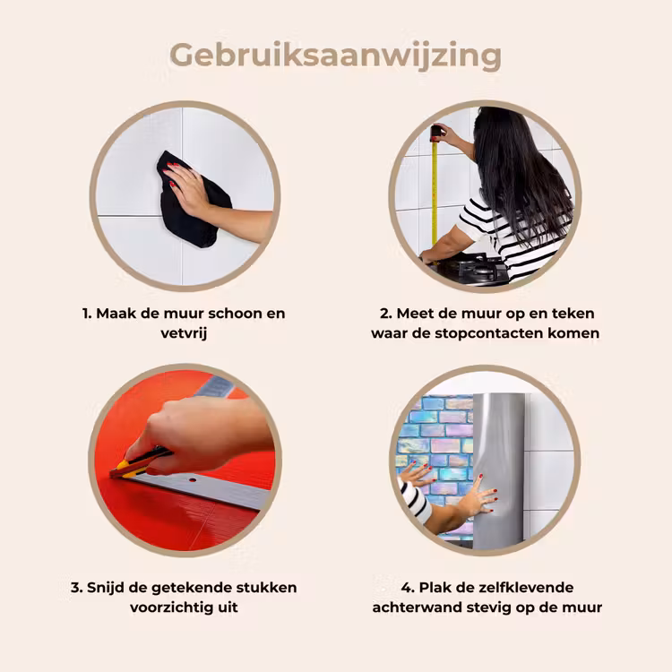 Keuken achterwand - Regenboog - Glans - Steen — 9
