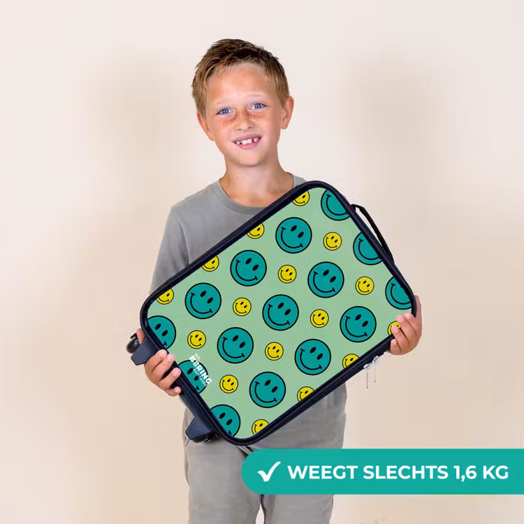 Kinderkoffers met naam - All smiles groen — 3