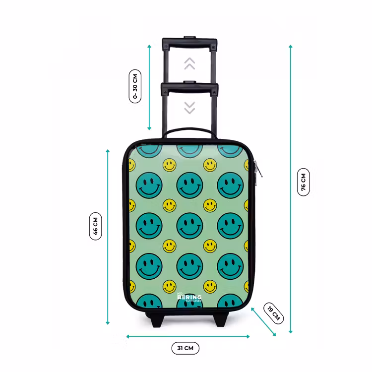 Kinderkoffers met naam - All smiles groen — 7