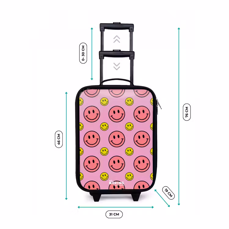 Kinderkoffers met naam - All smiles roze — 7