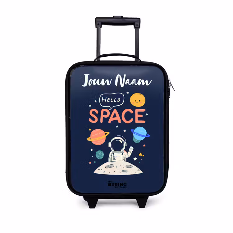 Kinderkoffers met naam - Astronaut - Quote - Planeten - Sterren — 1