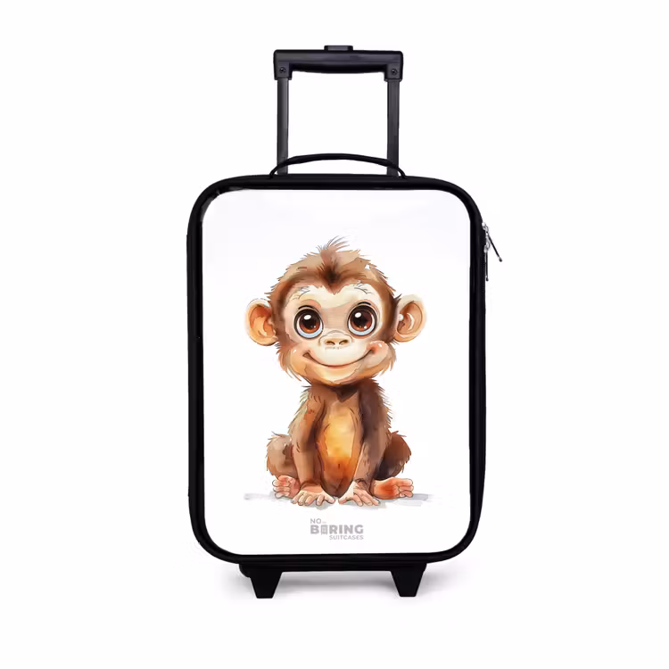Kinderkoffers met naam - Baby aap — 1